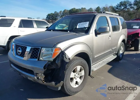 2005 Nissan Pathfinder Se из США, поврежденный, VIN 5N1AR18W15C787650